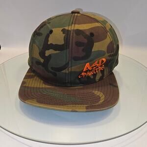 ASD Crawlers Camouflage Snap Back Baseball‎ Cap EUC